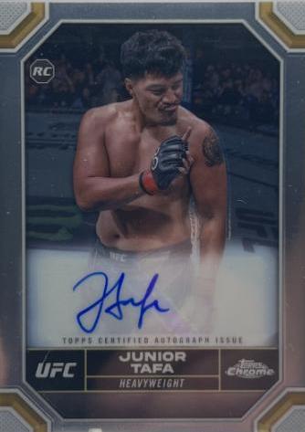 Junior Tafa #CRA-JTA Ufc Cards 2024 Topps Chrome UFC Rookie Autograph