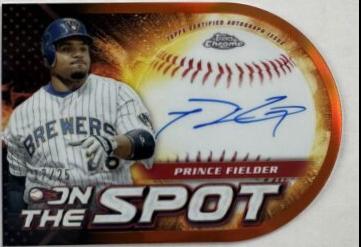 Prince Fielder [Orange Refractor] #OSA-PF