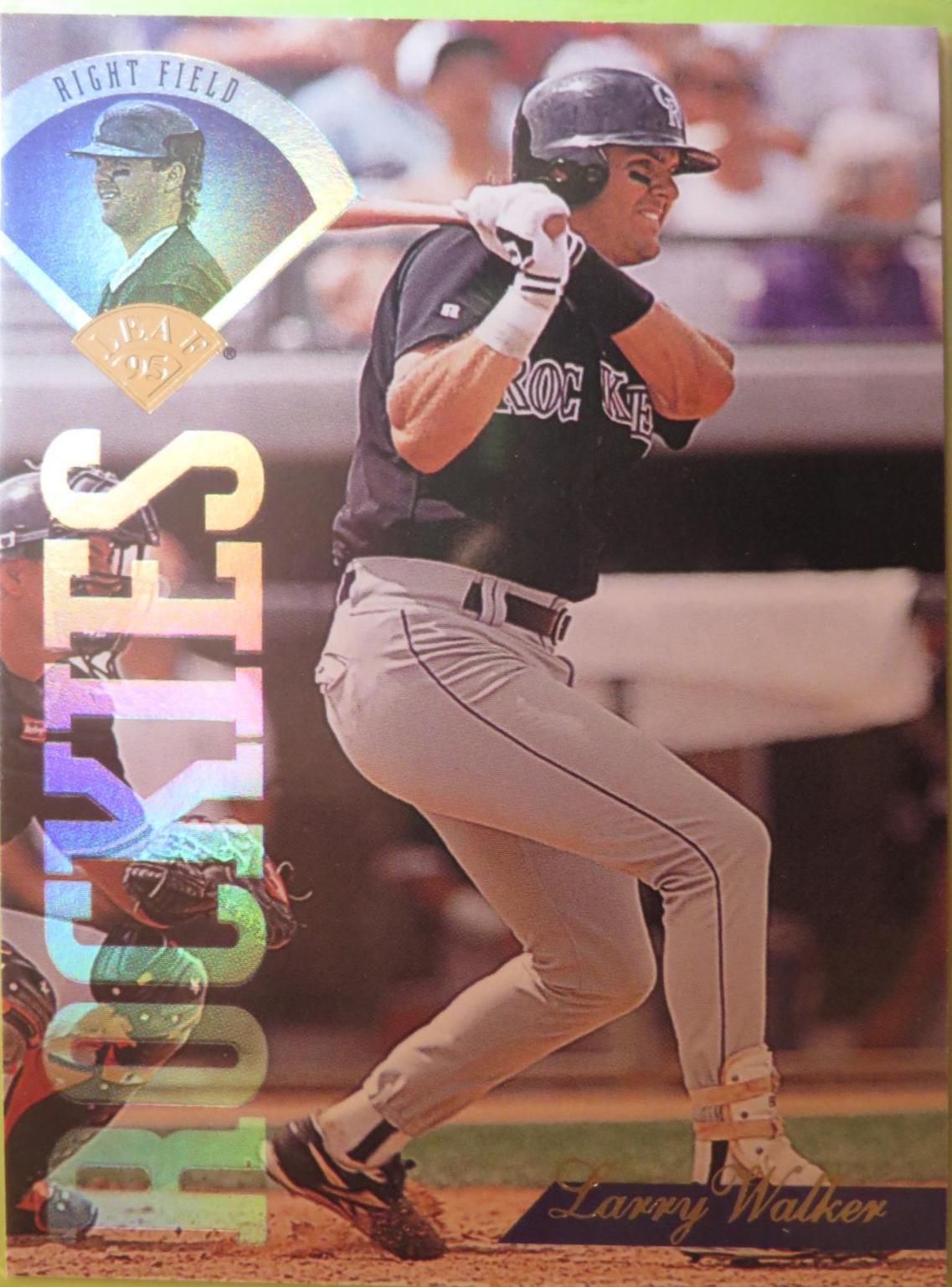 Larry Walker #305 Baseball Cards 1995 Leaf