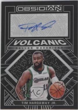 Tim Hardaway Jr. #VS-THJ Basketball Cards 2021 Panini Obsidian Volcanic Signatures