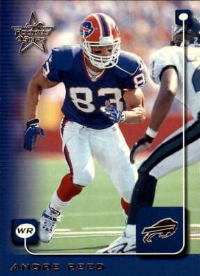 Andre Reed #23 Football Cards 1999 Leaf Rookies & Stars