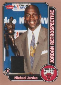 Michael Jordan #MJ-12 2008 Fleer Jordan Retrospective Basketball