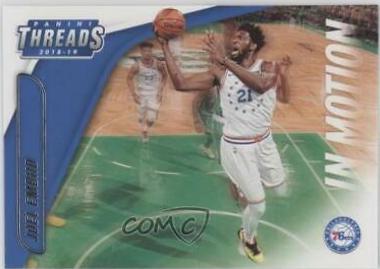 Joel Embiid #9 Basketball Cards 2018 Panini Threads in Motion