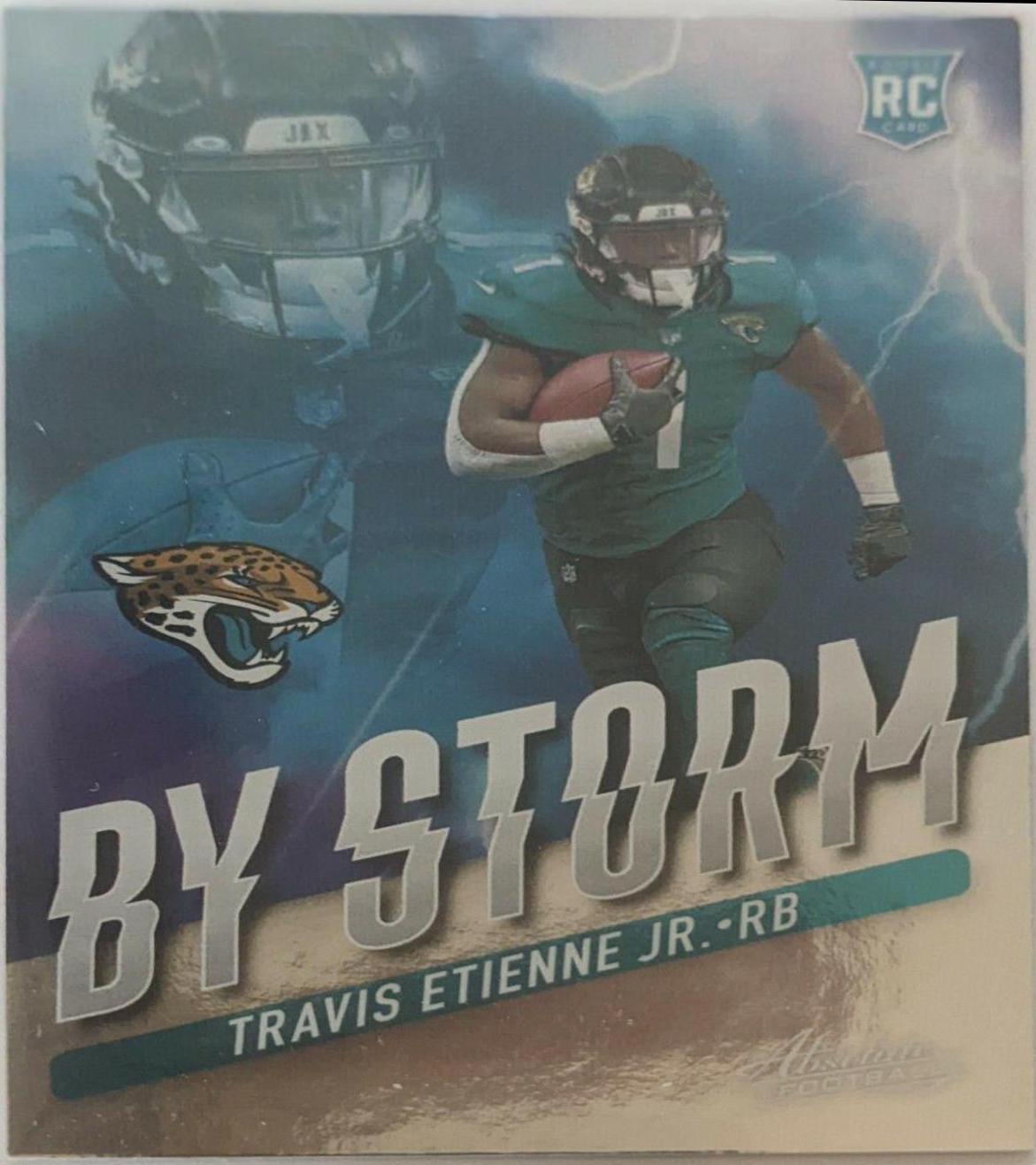 Travis Etienne Jr. #BST-12 Football Cards 2021 Panini Absolute By Storm