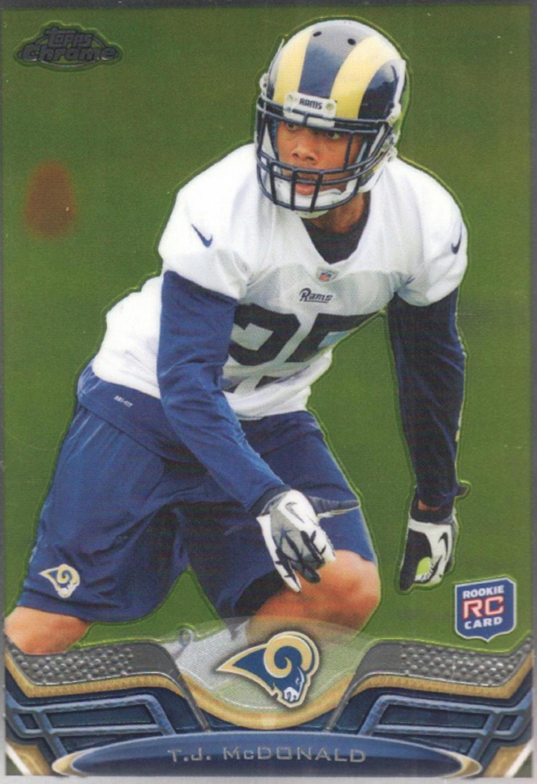 T.J. McDonald #124 Football Cards 2013 Topps Chrome