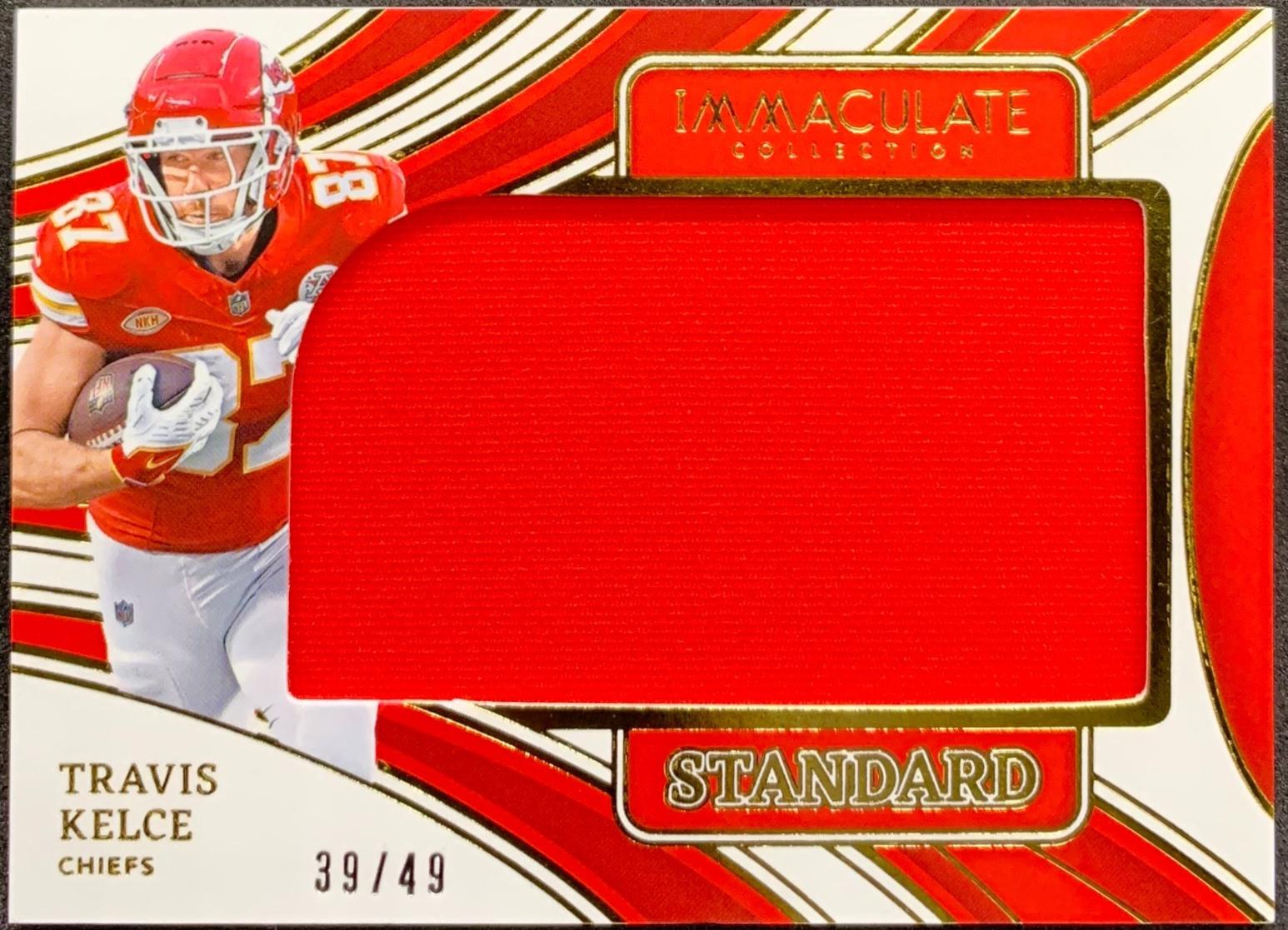 Travis Kelce #33 2024 Panini Immaculate Standard Jersey Football