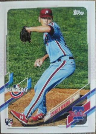Spencer Howard #9 Baseball Cards 2021 Topps Opening Day