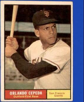 Orlando Cepeda #435 Baseball Cards 1961 Topps