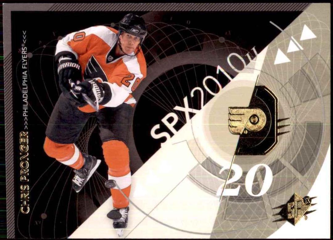 Chris Pronger #73 Hockey Cards 2010 SPx