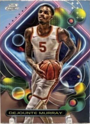 Dejounte Murray #2 Basketball Cards 2023 Topps Cosmic Chrome