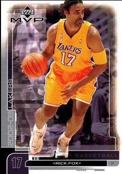 Rick Fox #82 Basketball Cards 2002 Upper Deck MVP