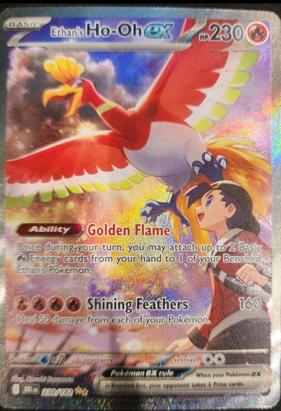 Ethan's Ho-Oh ex #230 Pokemon Destined Rivals