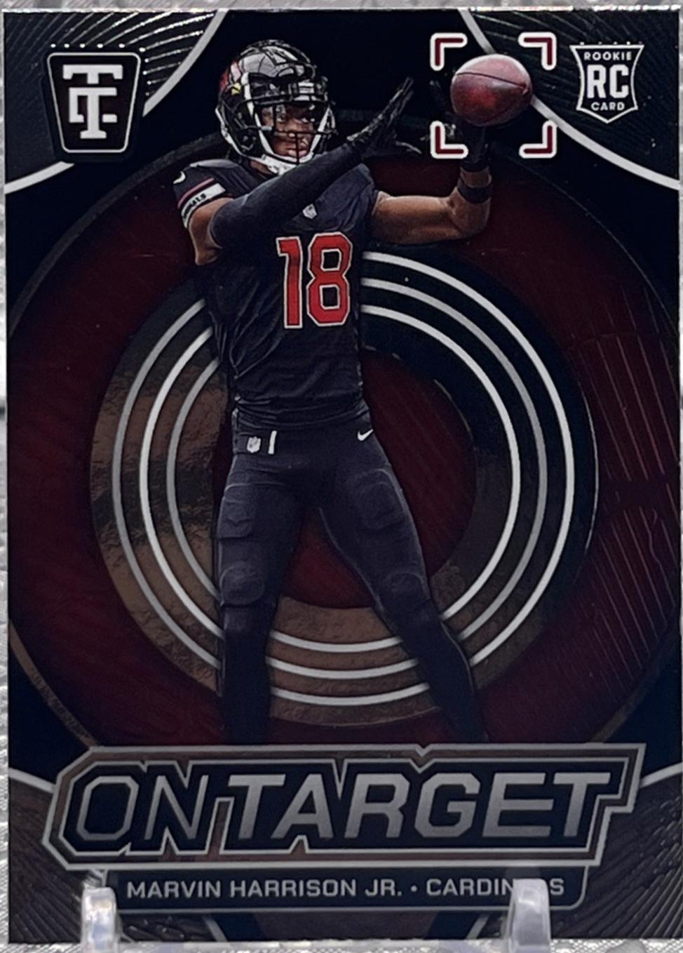 Marvin Harrison Jr. #5 Football Cards 2024 Panini Totally Certified On Target