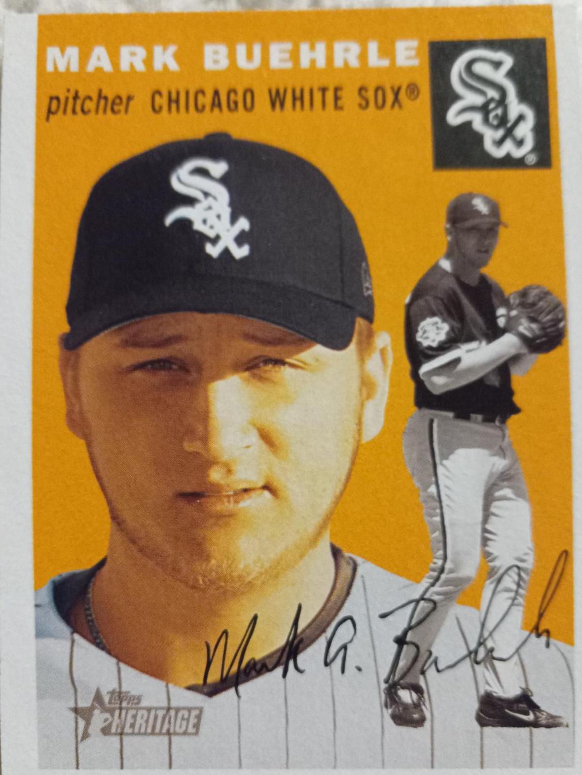 Mark Buehrle #59 Baseball Cards 2003 Topps Heritage