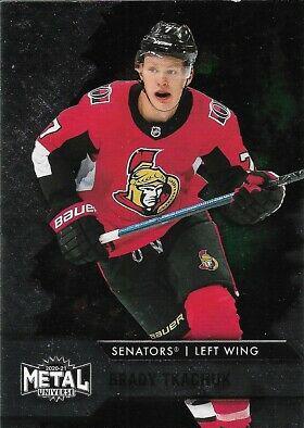 Brady Tkachuk #7 Hockey Cards 2020 Skybox Metal Universe