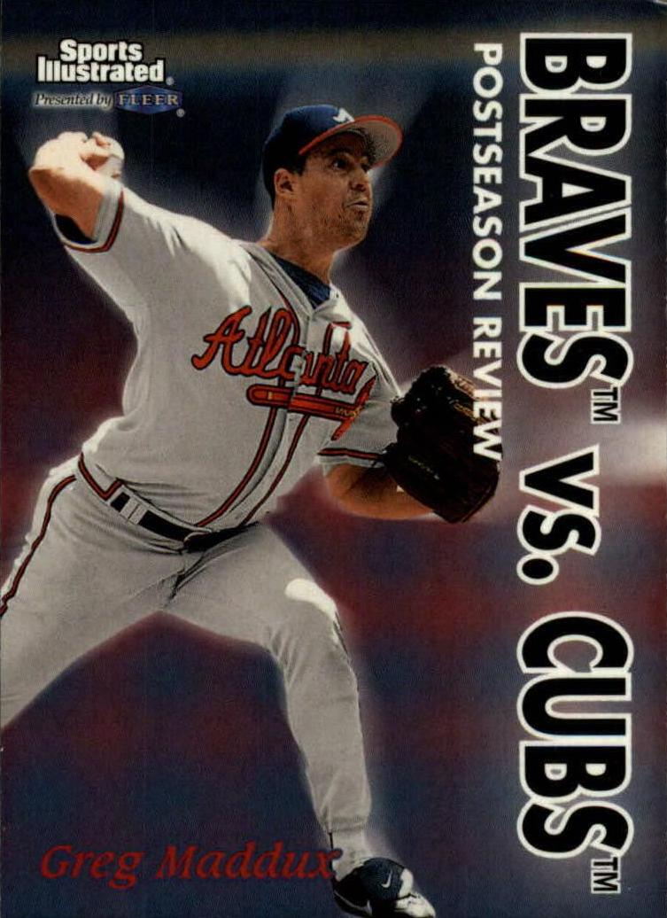 Greg Maddux #7 Baseball Cards 1999 Sports Illustrated Post Season Preview