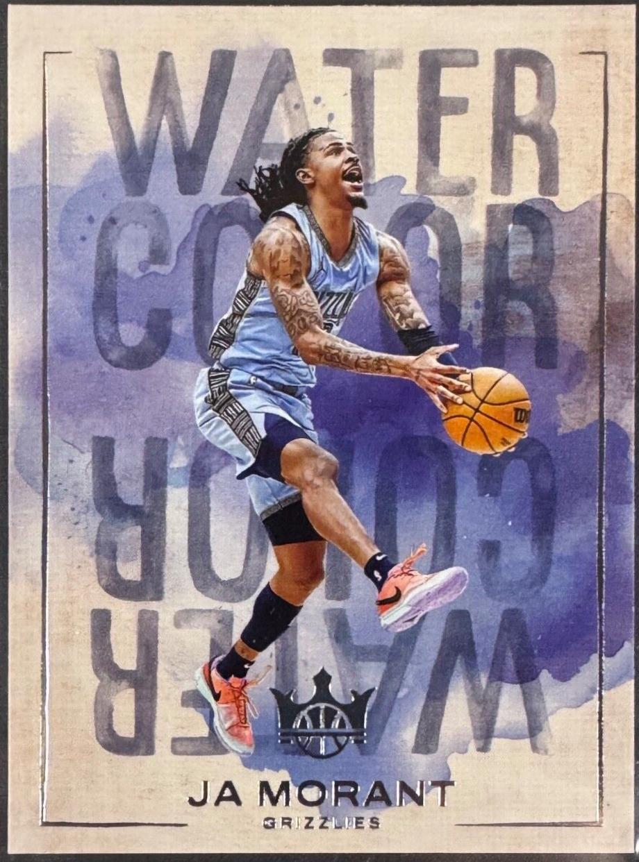 Ja Morant #2 Basketball Cards 2024 Panini Court Kings Water Color