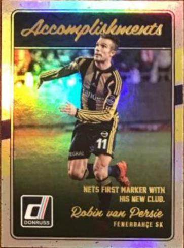 Robin van Persie #12 Soccer Cards 2016 Panini Donruss Accomplishments