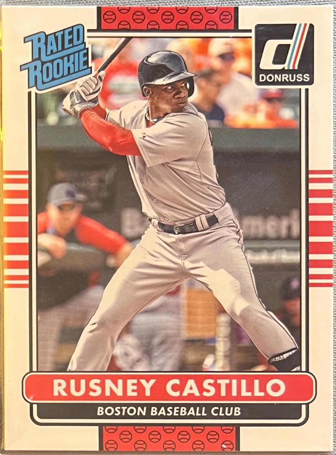 Rusney Castillo #31 Baseball Cards 2015 Donruss