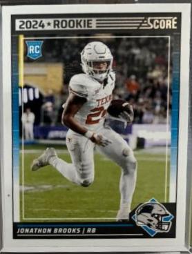 Jonathon Brooks #365 Football Cards 2024 Panini Score