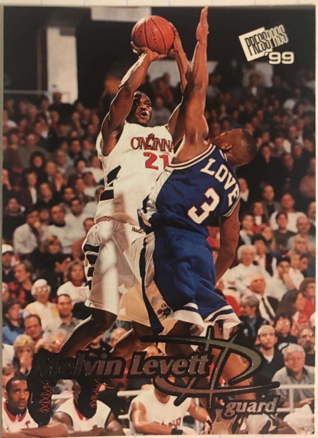 Melvin Levett #38 Basketball Cards 1999 Press Pass