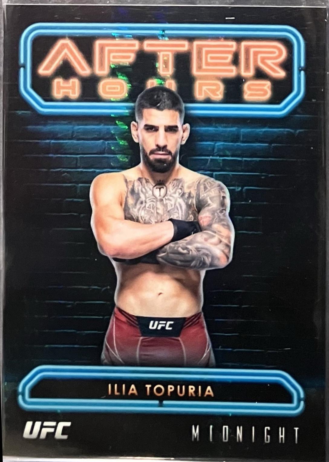 Ilia Topuria #AH-19 Ufc Cards 2024 Topps Midnight UFC After Hours
