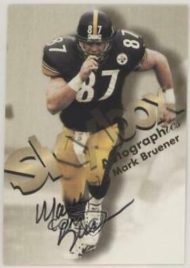 Mark Bruener Football Cards 1998 Skybox Premium Autographics