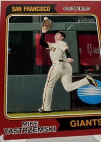 Mike Yastrzemski [Red Border] #287