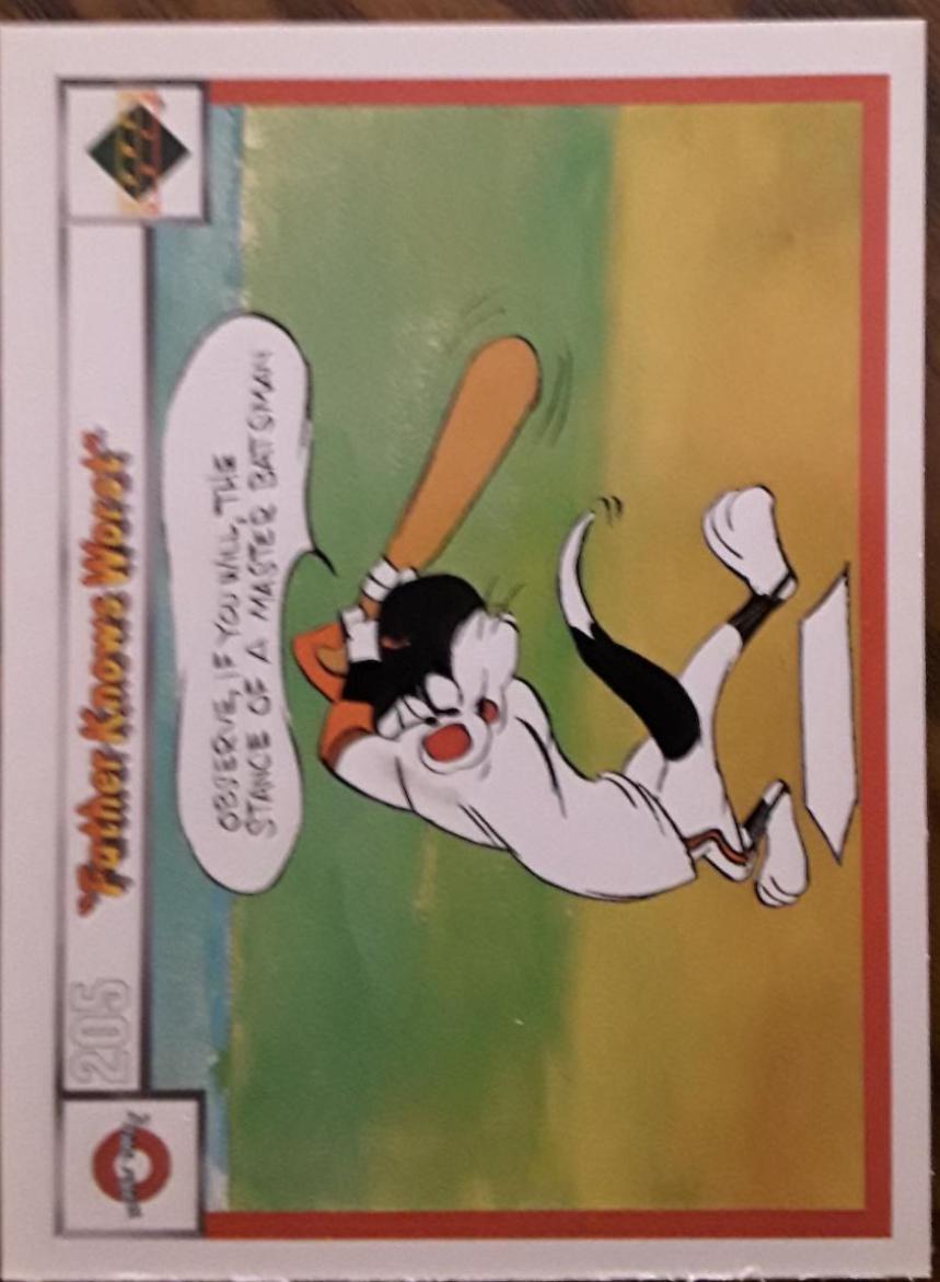 Father Knows Worst #205 / 208 Baseball Cards 1990 Upper Deck Comic Ball