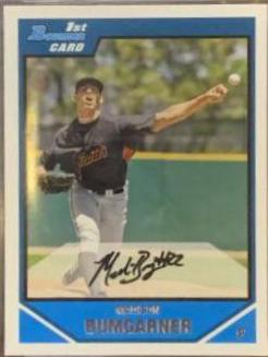 Madison Bumgarner #BDPP61 Baseball Cards 2007 Bowman Draft Picks & Prospects