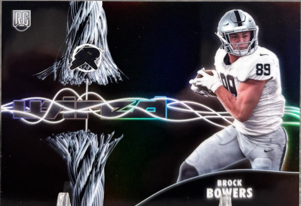 Brock Bowers #W-13 Football Cards 2024 Topps Resurgence Wired