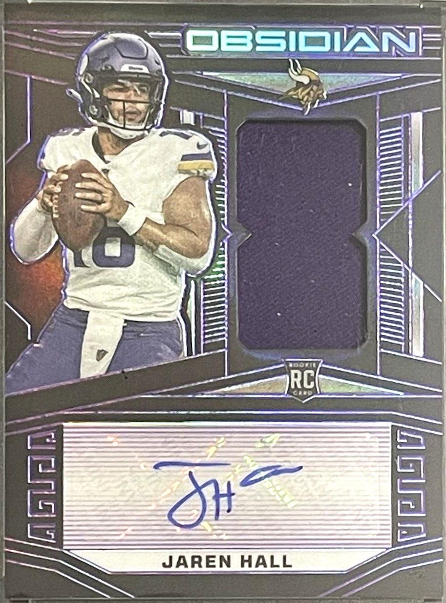 Jaren Hall #209 2023 Panini Obsidian Football