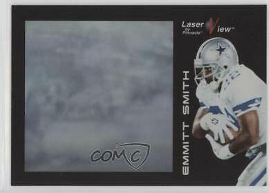 Emmitt Smith #4 Football Cards 1996 Pinnacle Laser View