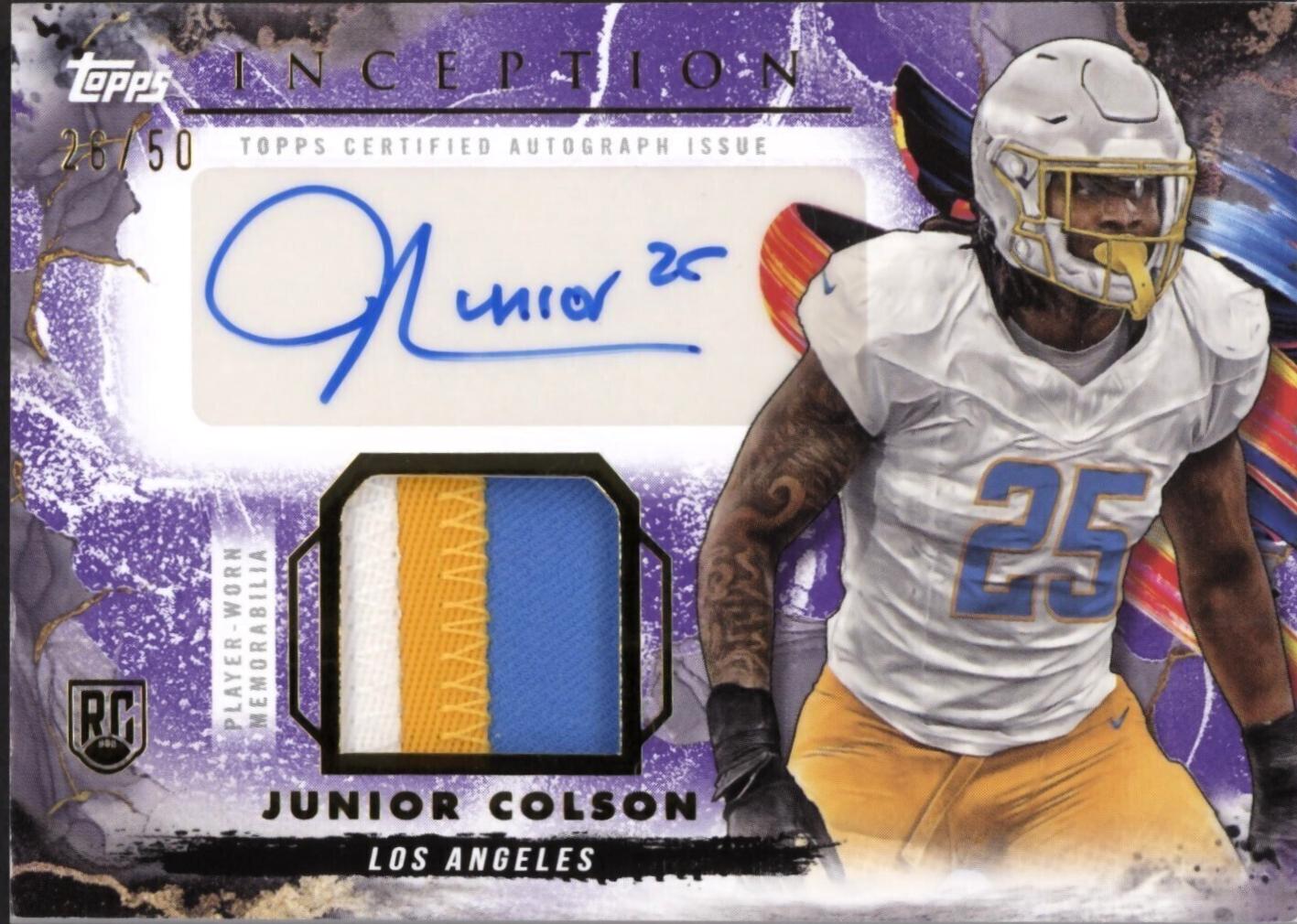 Junior Colson [Purple] #PPA-JCO