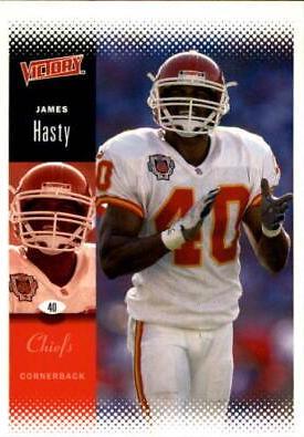 James Hasty #93 2000 Upper Deck Victory Football