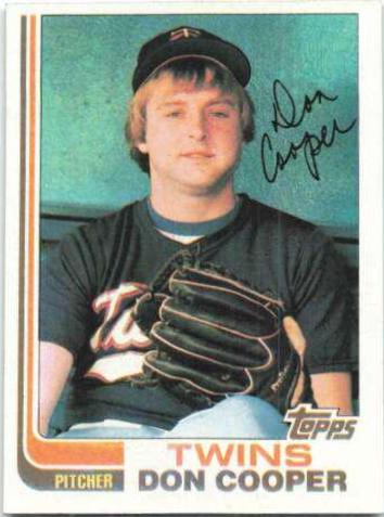 Don Cooper #409 Baseball Cards 1982 Topps
