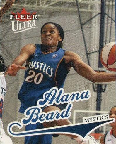 Alana Beard #SCJ1 Basketball Cards 2004 Ultra WNBA Season Crowns Rookie Jerseys