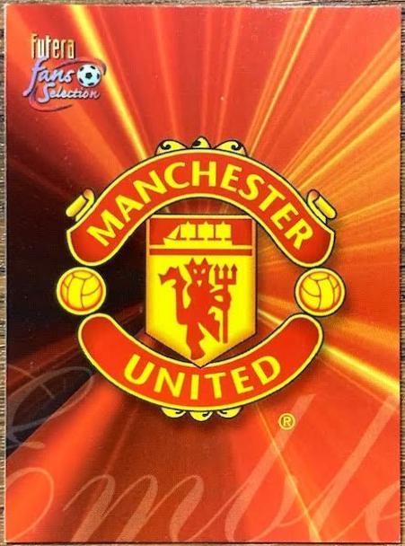 Emblem #195 2000 Futera Fans Selection Manchester United Soccer