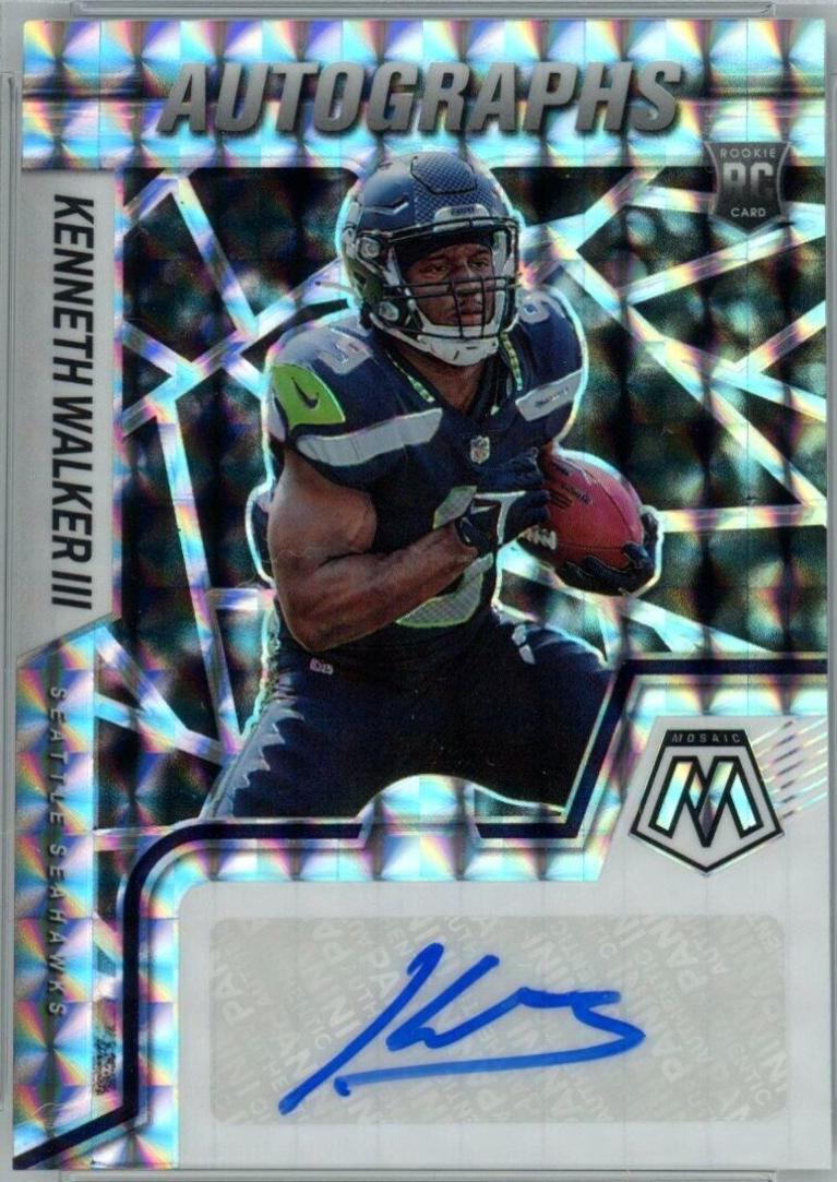 Kenneth Walker III #RAM-KW Prices | 2022 Panini Mosaic Rookie