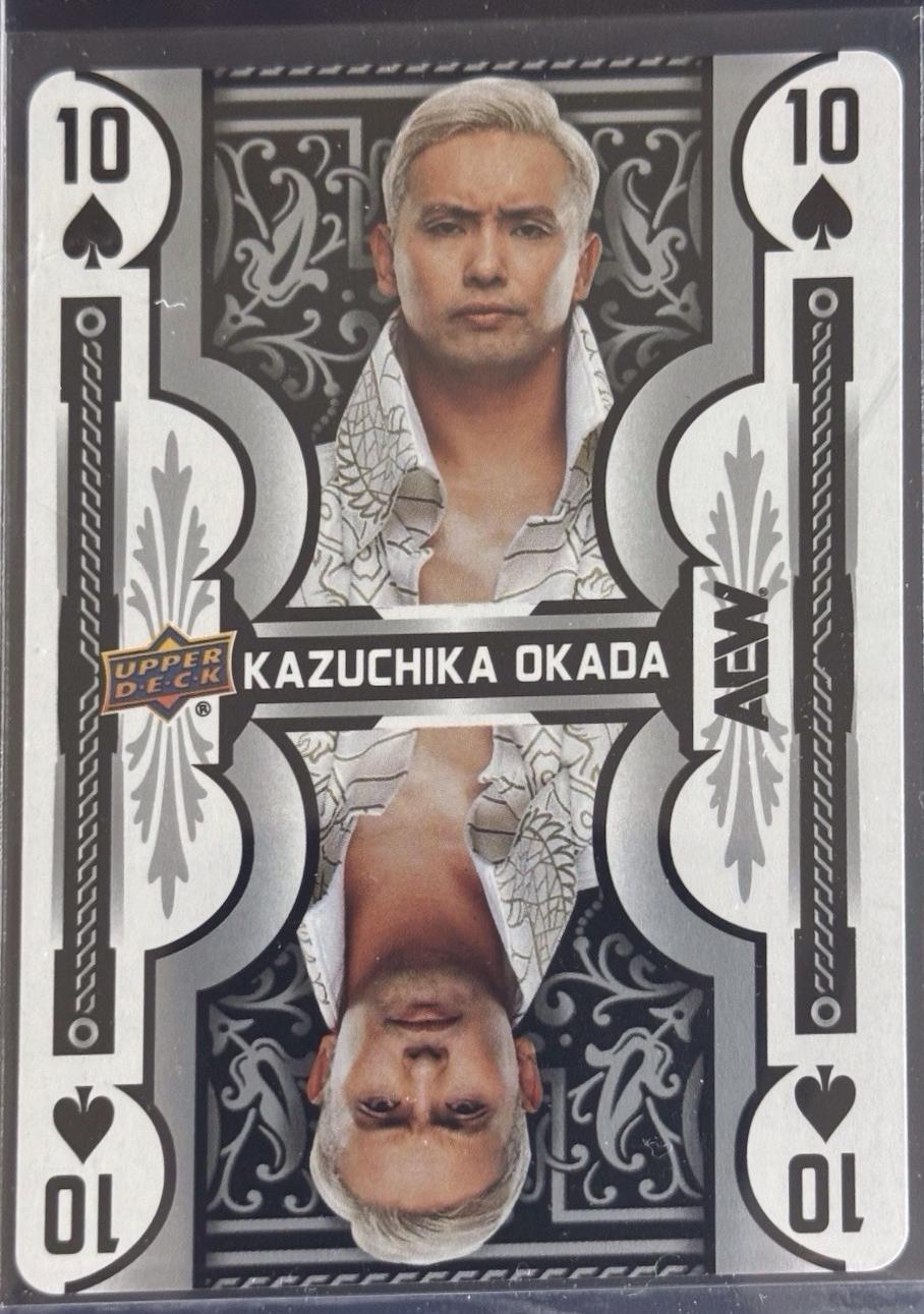 Kazuchika Okada #PC-34 Wrestling Cards 2025 Upper Deck AEW Double or Nothing Playing Card