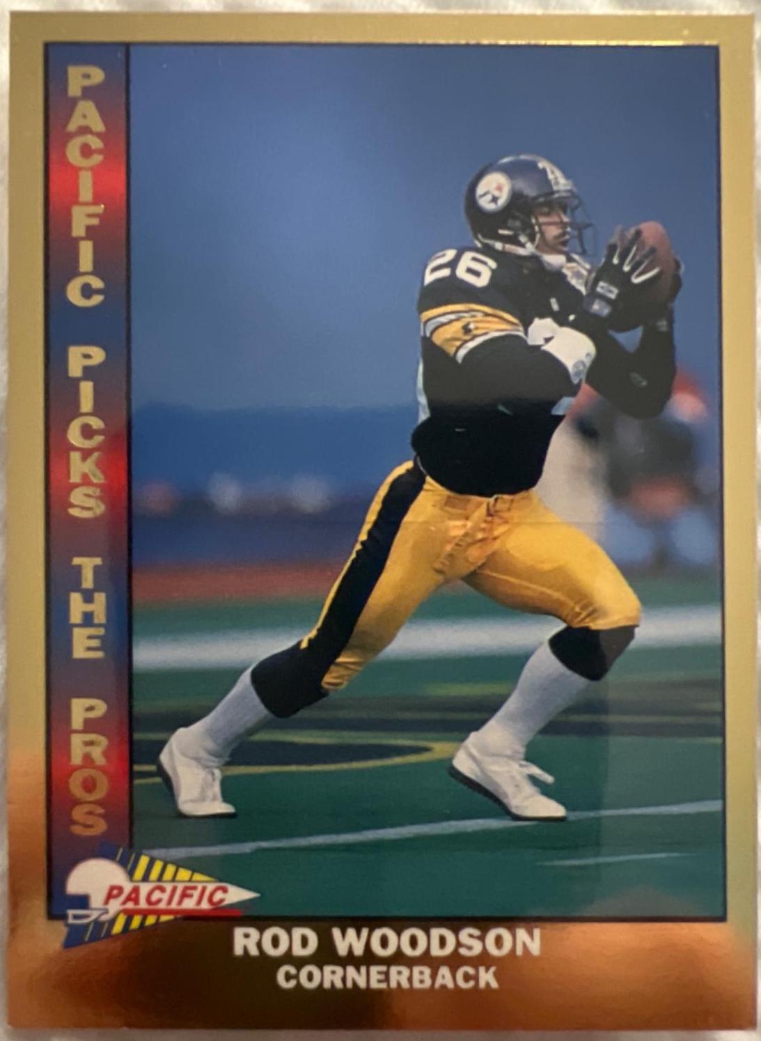 Rod Woodson #20 Football Cards 1993 Pacific Pick the Pros Gold