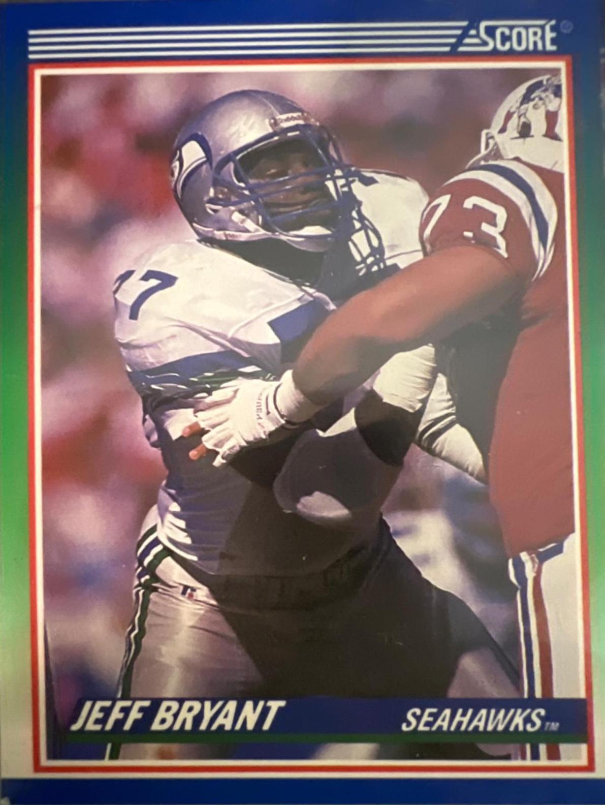 Jeff Bryant #364 Football Cards 1990 Panini Score
