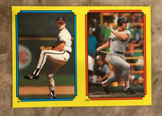 Jim Acker, Mike Greenwell, Mark McGwire #43, 249, 36