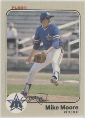 Mike Moore #482 Baseball Cards 1983 Fleer