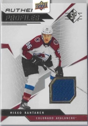 Mikko Rantanen #AP-MR Hockey Cards 2018 SP Authentic Profiles
