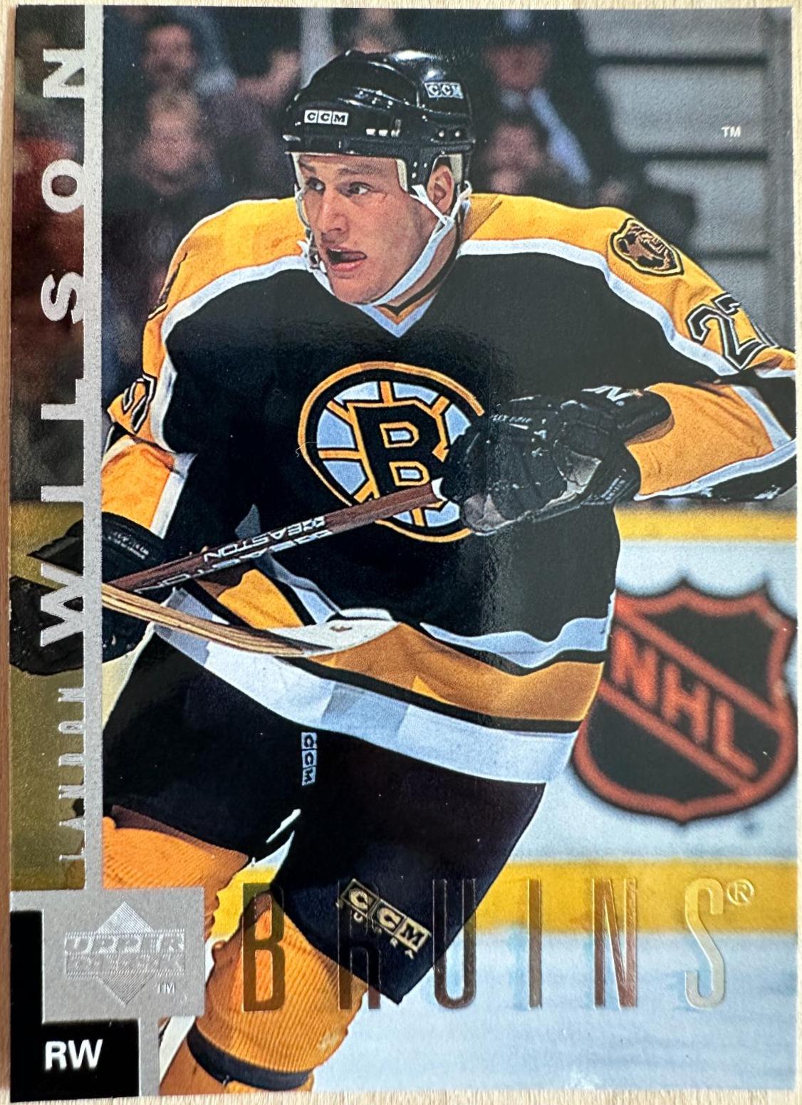 Landon Wilson #10 Hockey Cards 1997 Upper Deck