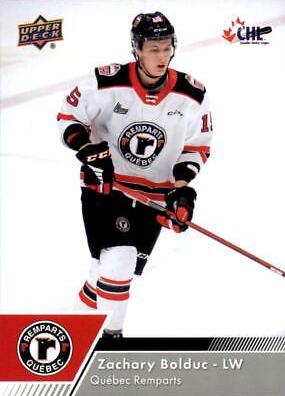 Zachary Bolduc #3 Hockey Cards 2022 Upper Deck CHL