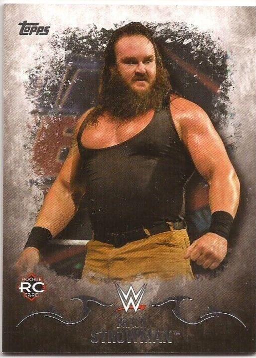 Braun Strowman #4 Wrestling Cards 2016 Topps WWE Undisputed