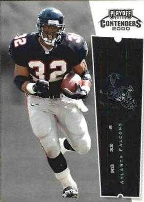 Jamal Anderson #4 Football Cards 2000 Playoff Contenders