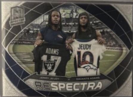 Davante Adams / Jerry Jeudy #19 Football Cards 2023 Panini Spectra Respectra